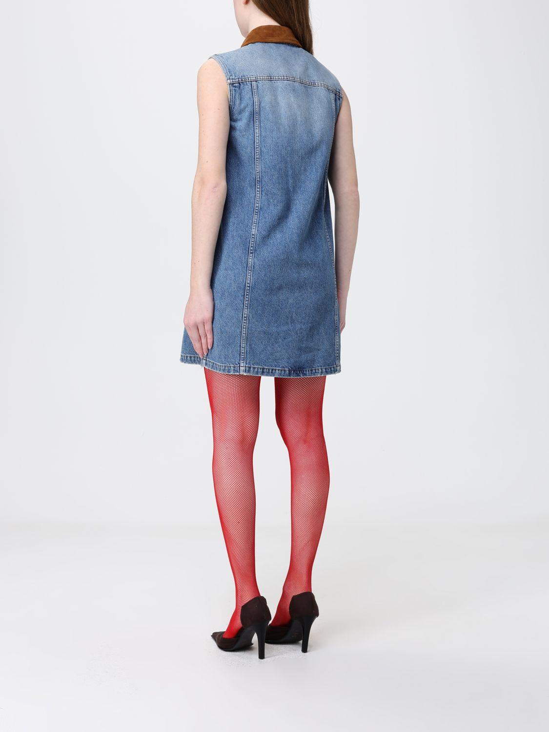 Versace Denim Dresses for Women | Lyst