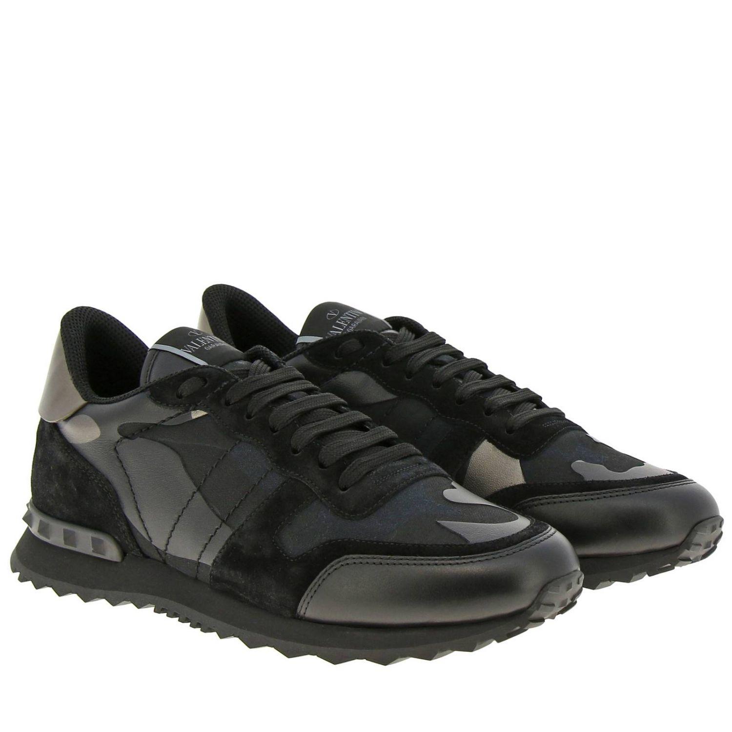 Valentino Leather Shoes Men in Black for Men - Lyst
