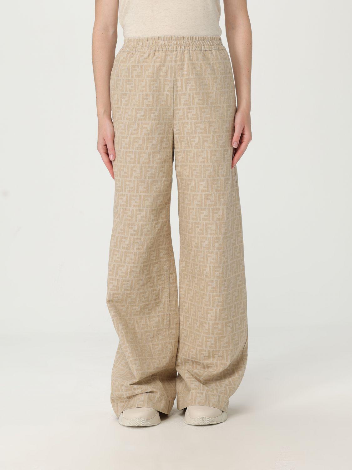 パンツ FENDI STRAIGHT-LEG PANTS IN GRAIN DE POUDRE WOOL FR6629AQ3RF1SA0_02?wid=2000&