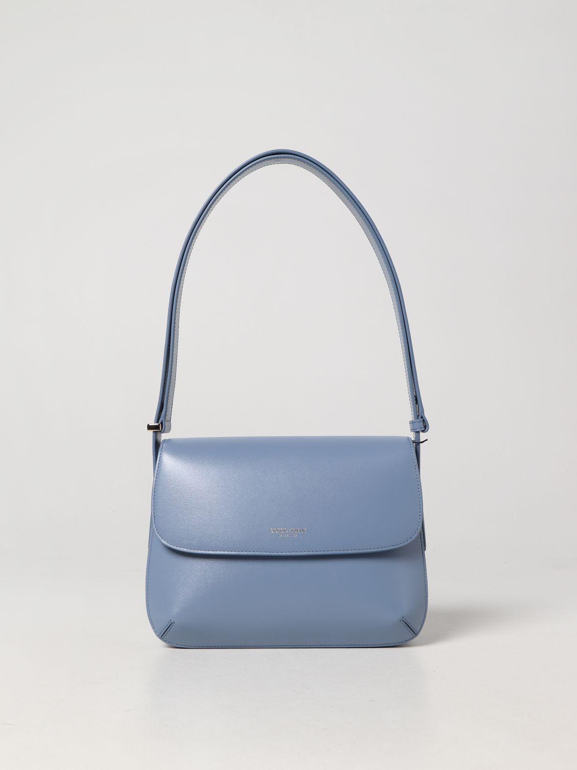 Giorgio Armani Shoulder Bag in Blue | Lyst
