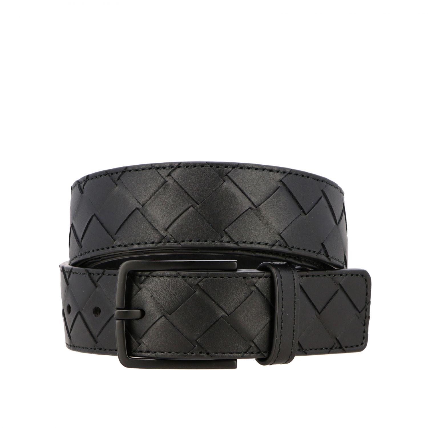 Bottega Veneta Belt in Black for Men - Lyst