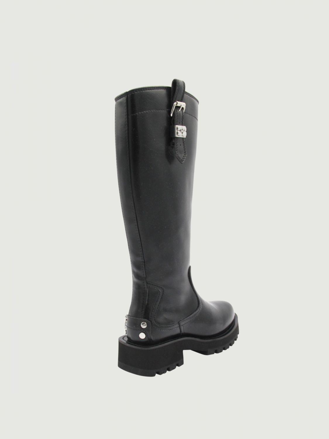 ミドルブーツ Ganni Chocolate Synthetic Leather Boots Ganni Knee-high boots for Women | Online Sale up to 56% off