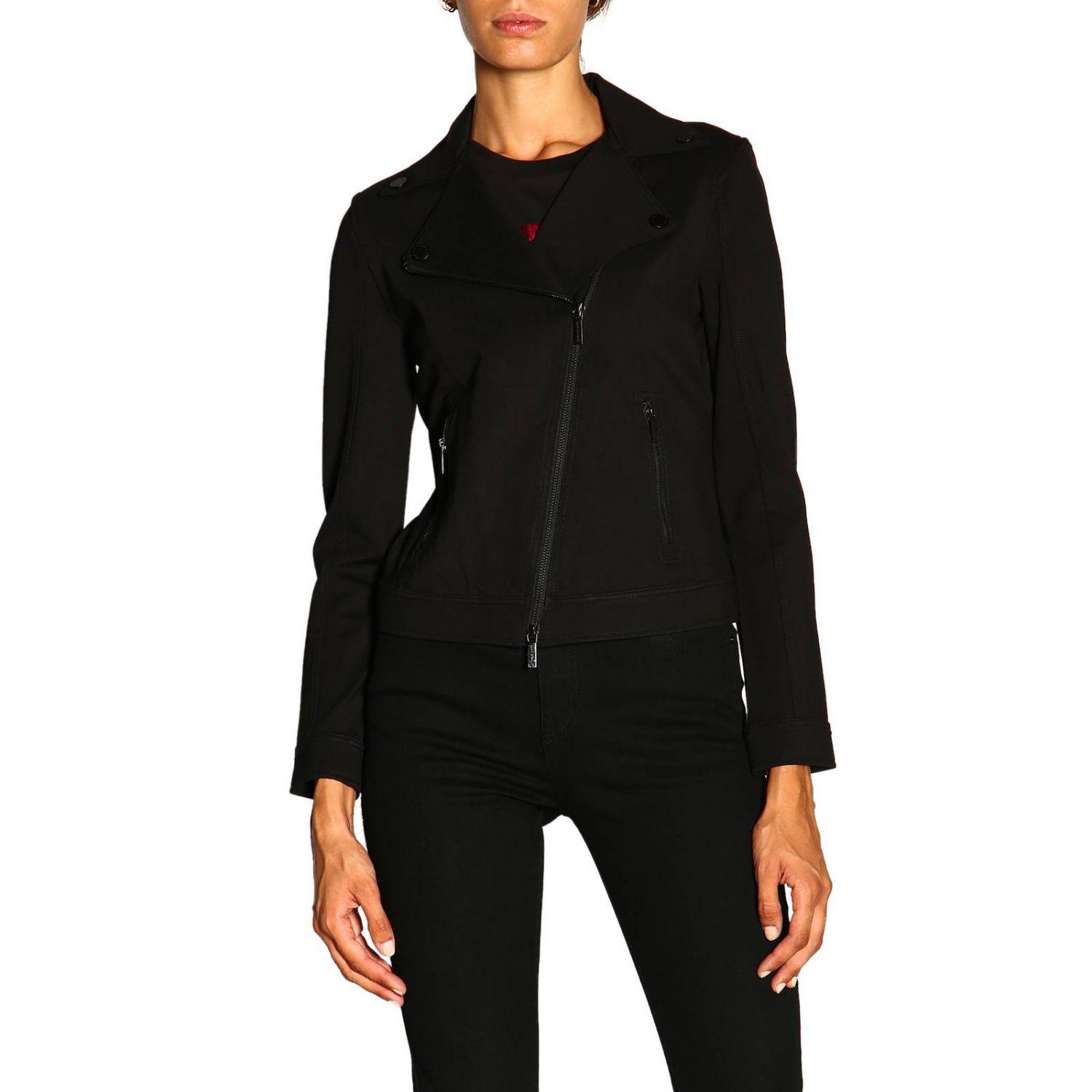 Armani Exchange Synthetic Women's Jacket in Black Lyst