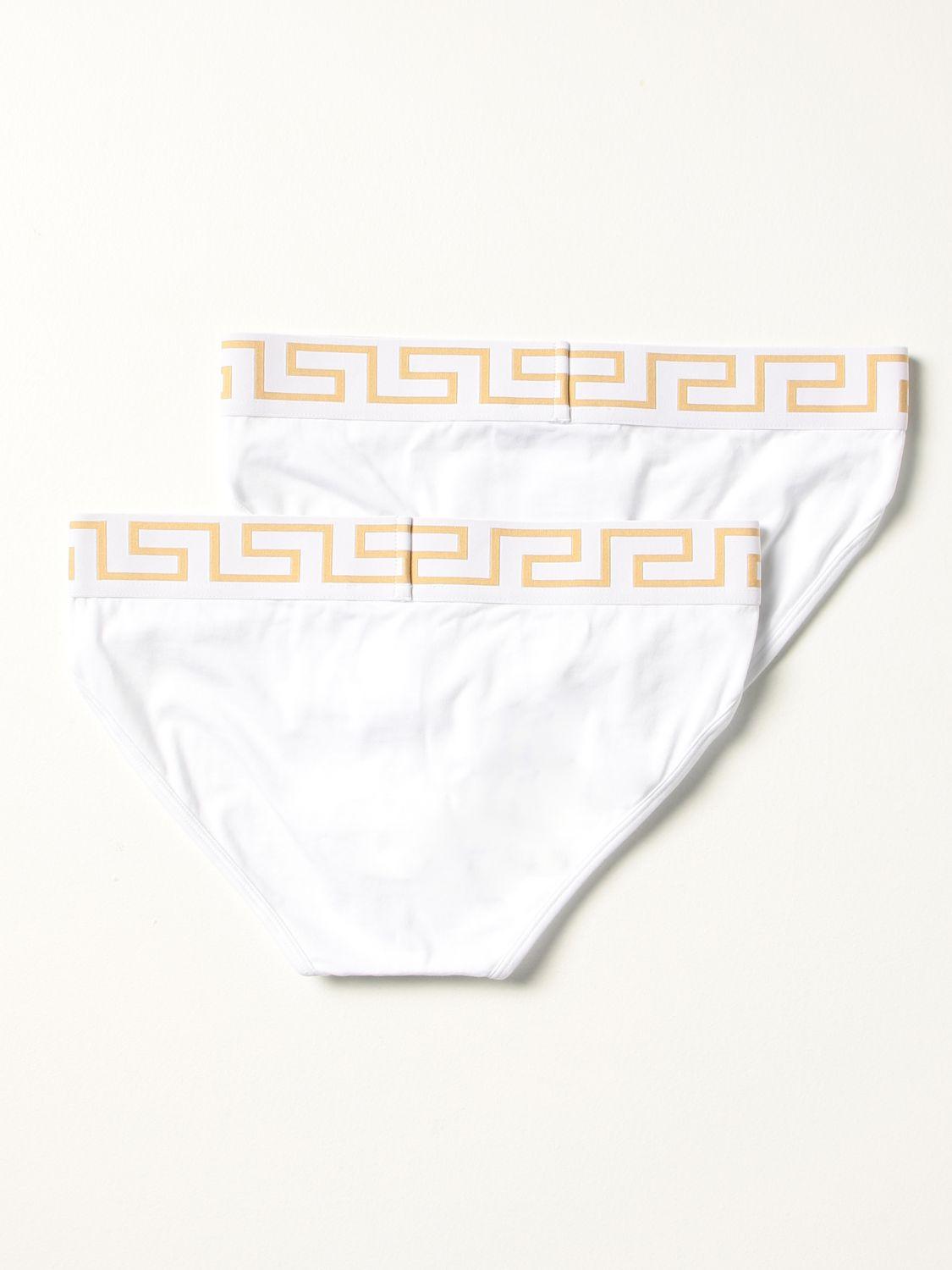white versace briefs
