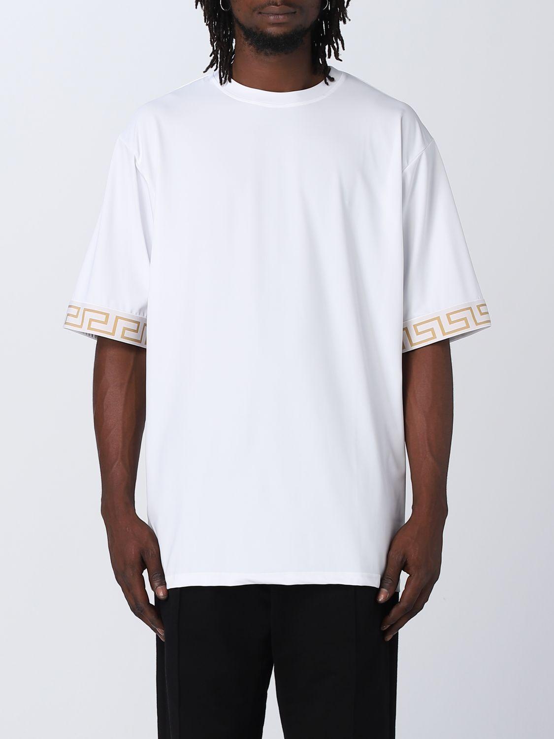 Versace T-shirt White for Men | Lyst
