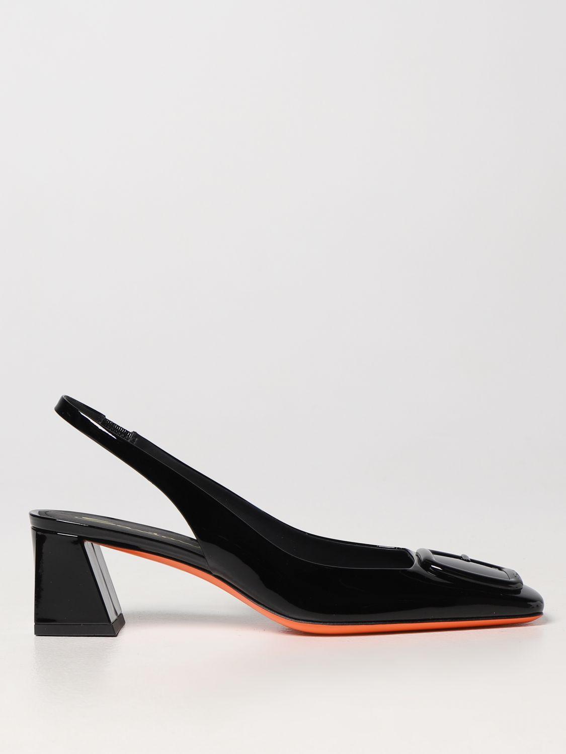 Santoni High Heel Shoes in Black | Lyst