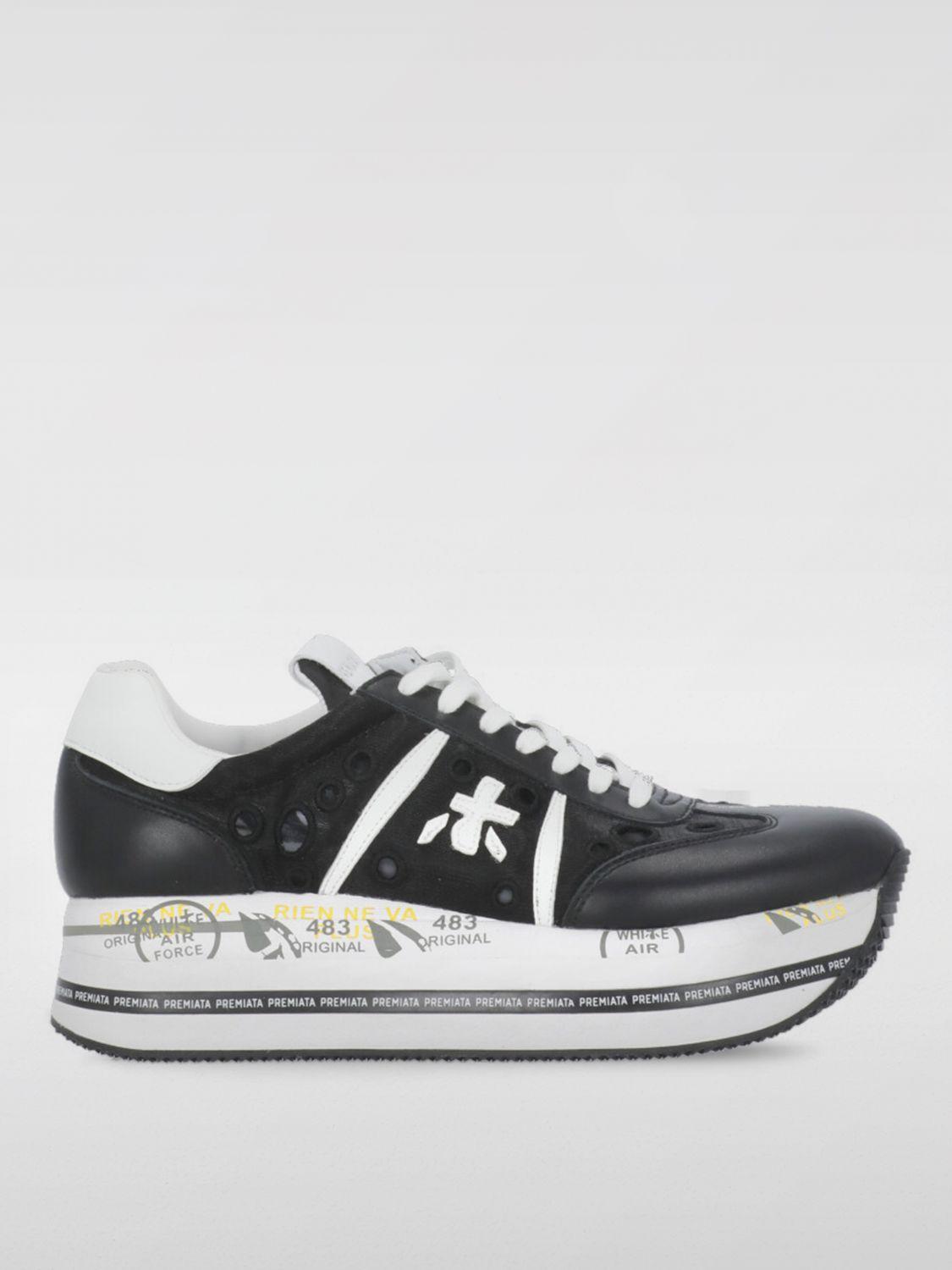 スニーカー PREMIATA Women Sneakers LUCYD7414 BLACK Black Lucy sneakers - PREMIATA - Mariodannashop