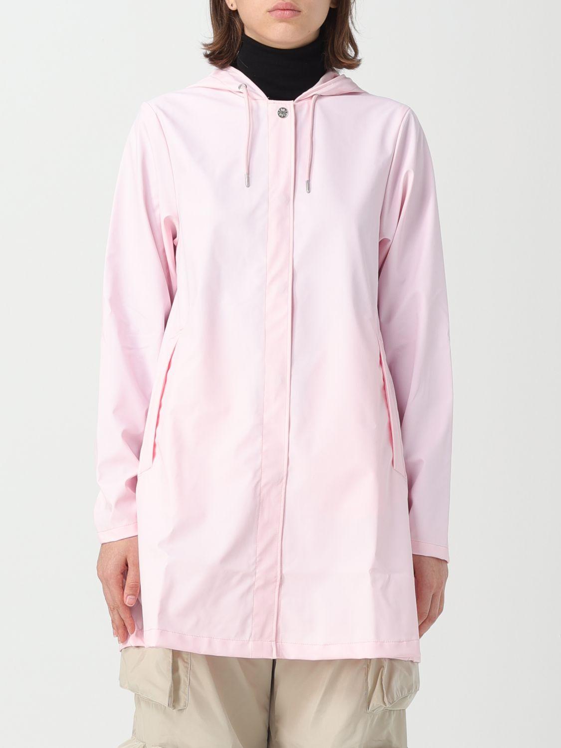 Rains pink deals coat