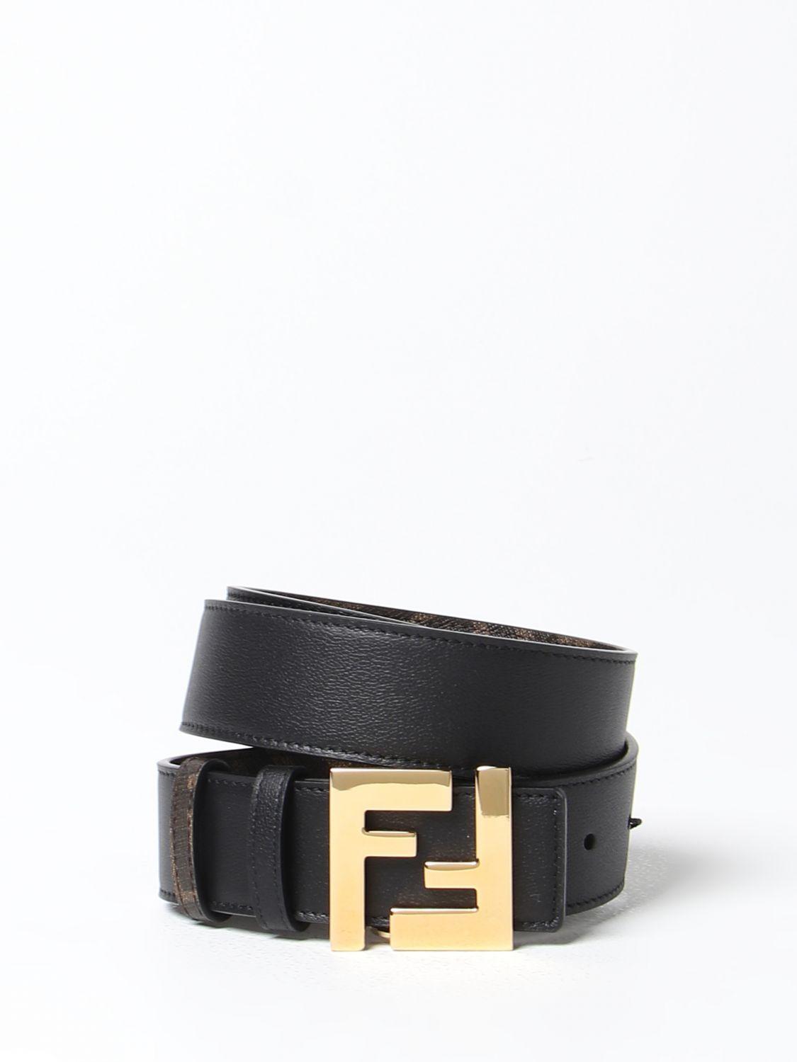 fendi white belt