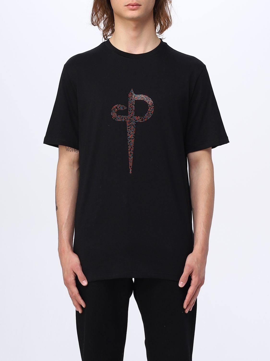 Cesare Paciotti T shirt in Black for Men Lyst UK