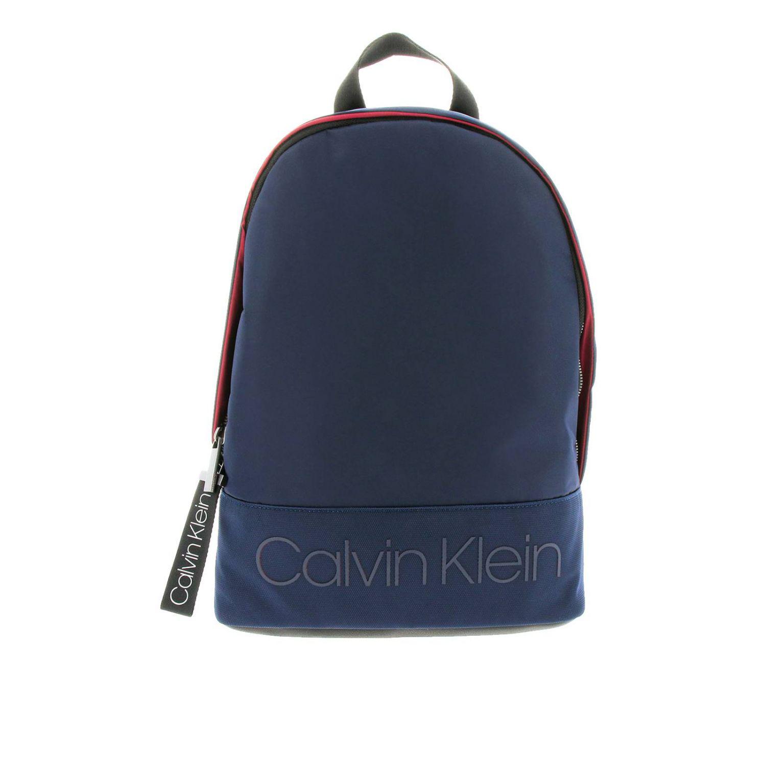 Calvin Klein Backpack Bags Men in Blue for Men - Lyst