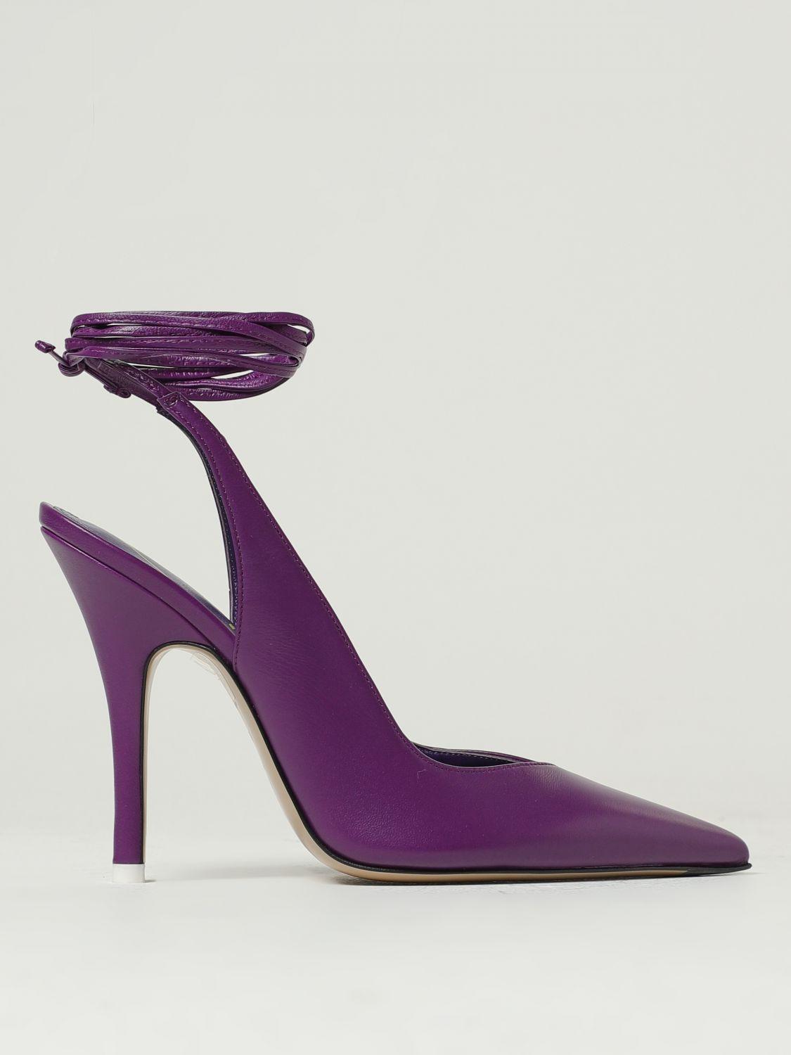 The Attico High Heel Shoes in Purple | Lyst