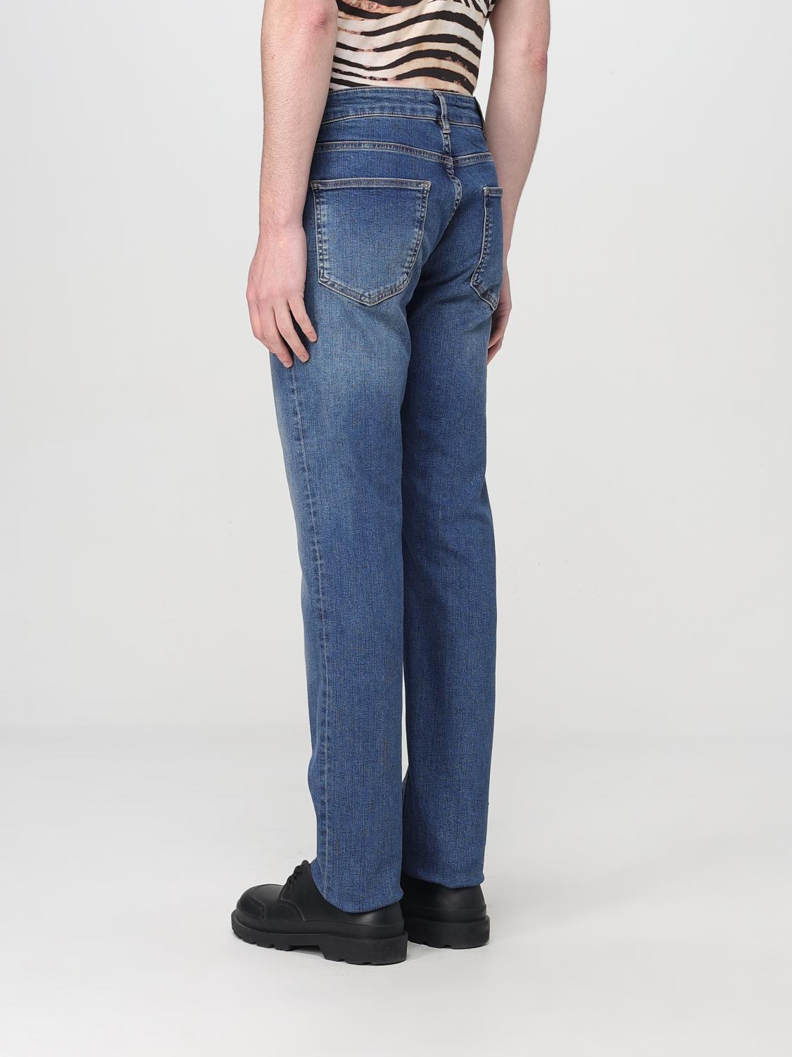 Pantalon Décontracté Just Cavalli Bleu Marine - Taille US 38 (IT 54), Coupe Régulière, Neuf