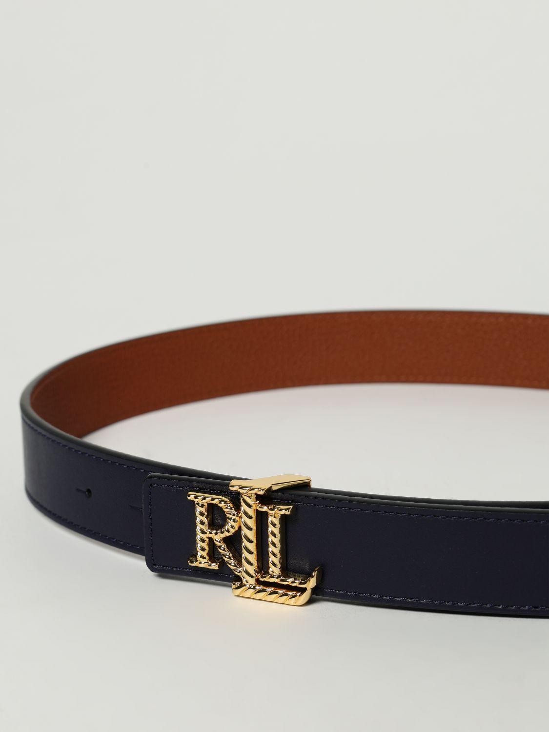 ベルト POLO RALPH LAUREN Woman Belt Black 412920812 002 Logo Reversible Leather Skinny Belt | Ralph Lauren