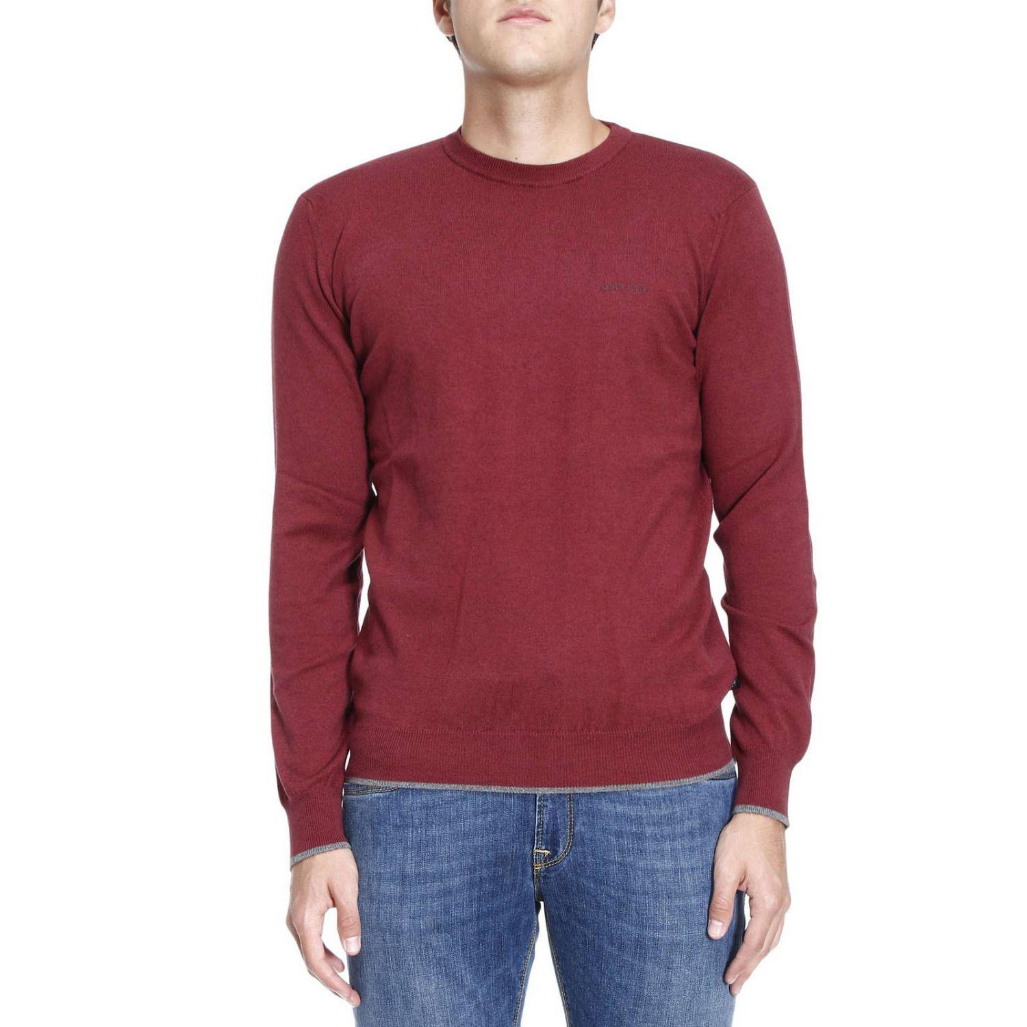 Lyst - Armani Jeans Sweater Men in Red for Men
