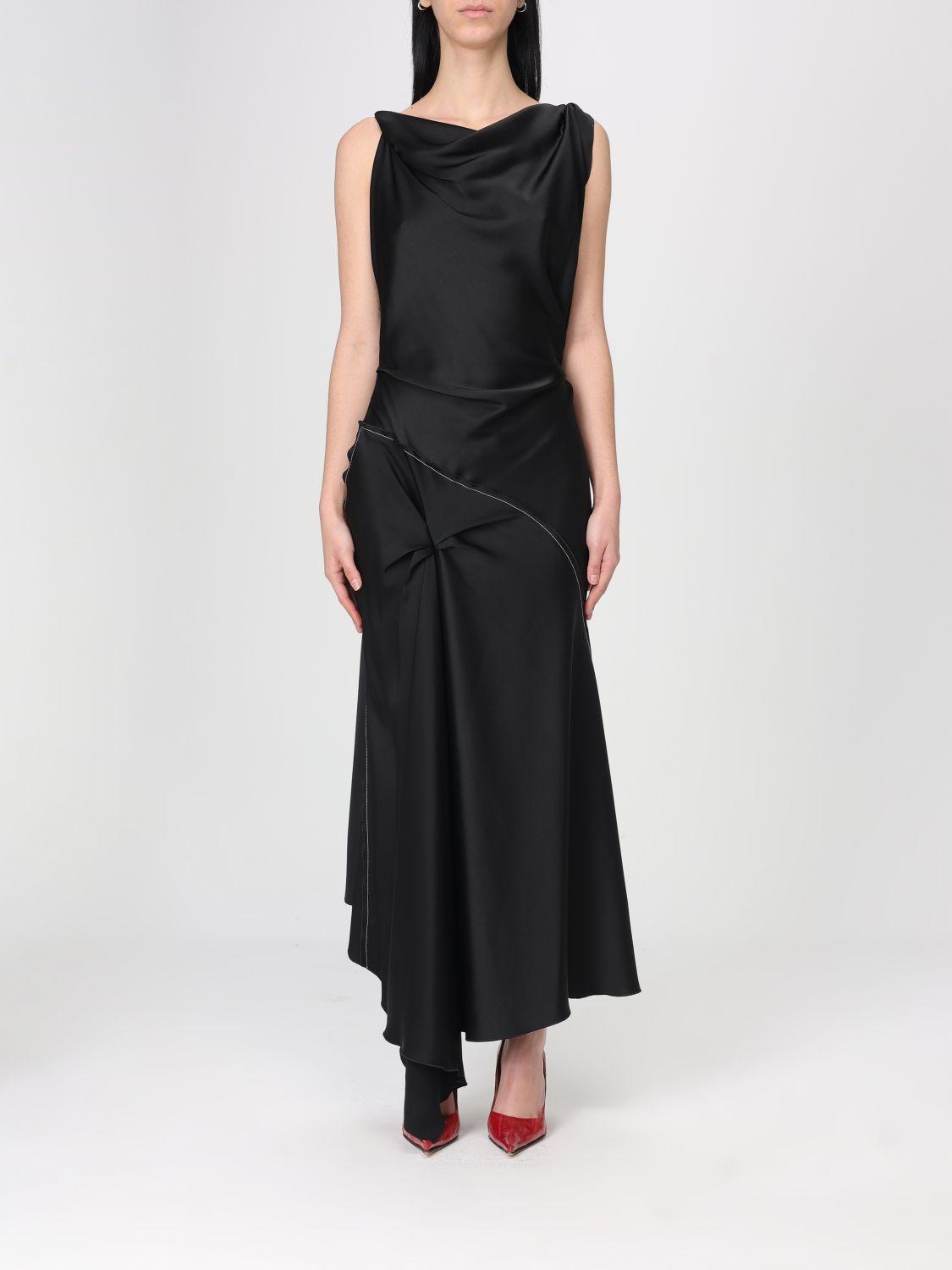 green emerald velvet dress Blouson Detail Midi Dress by Victoria Beckham  Boyds