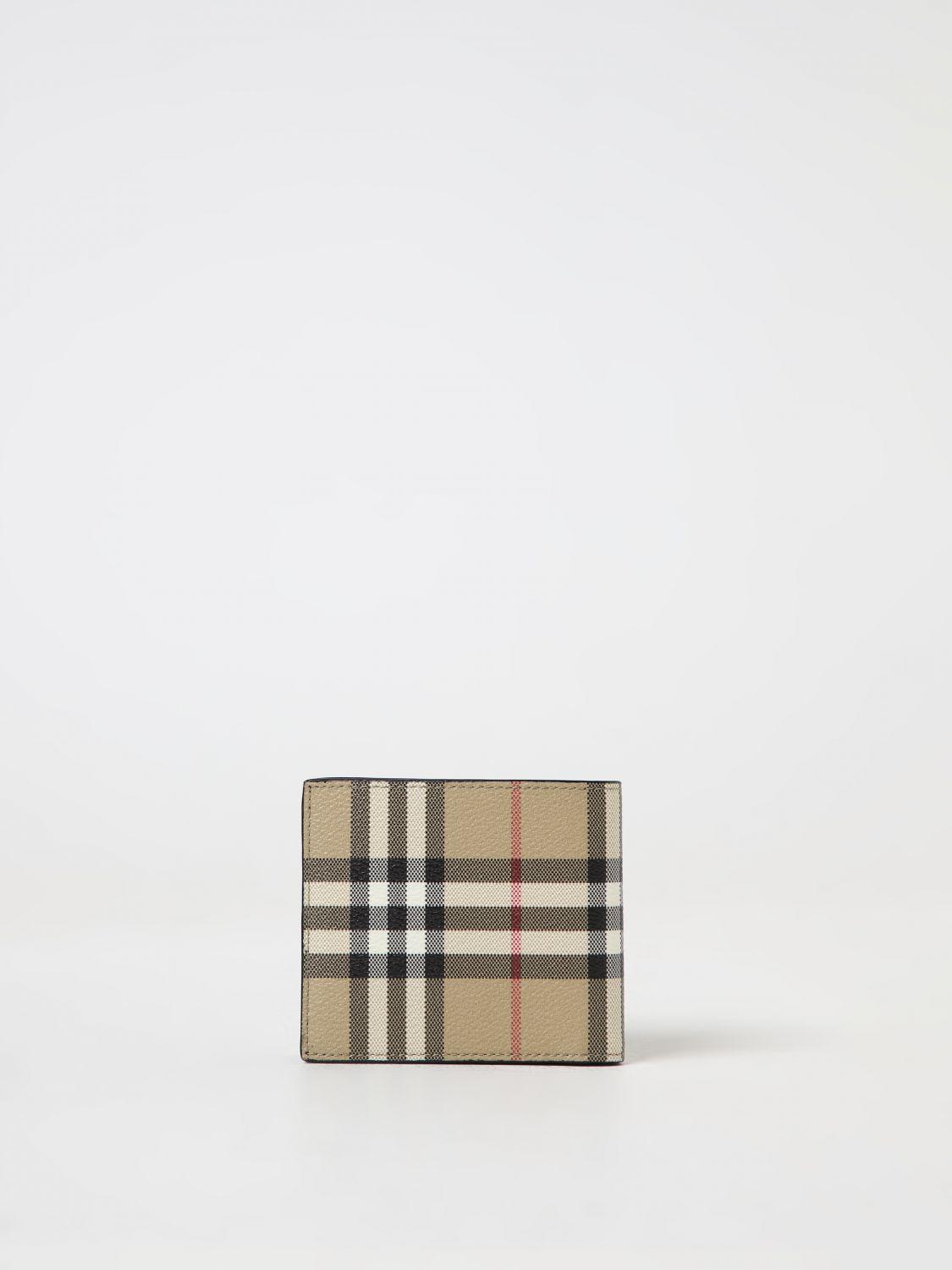 White burberry best sale wallet