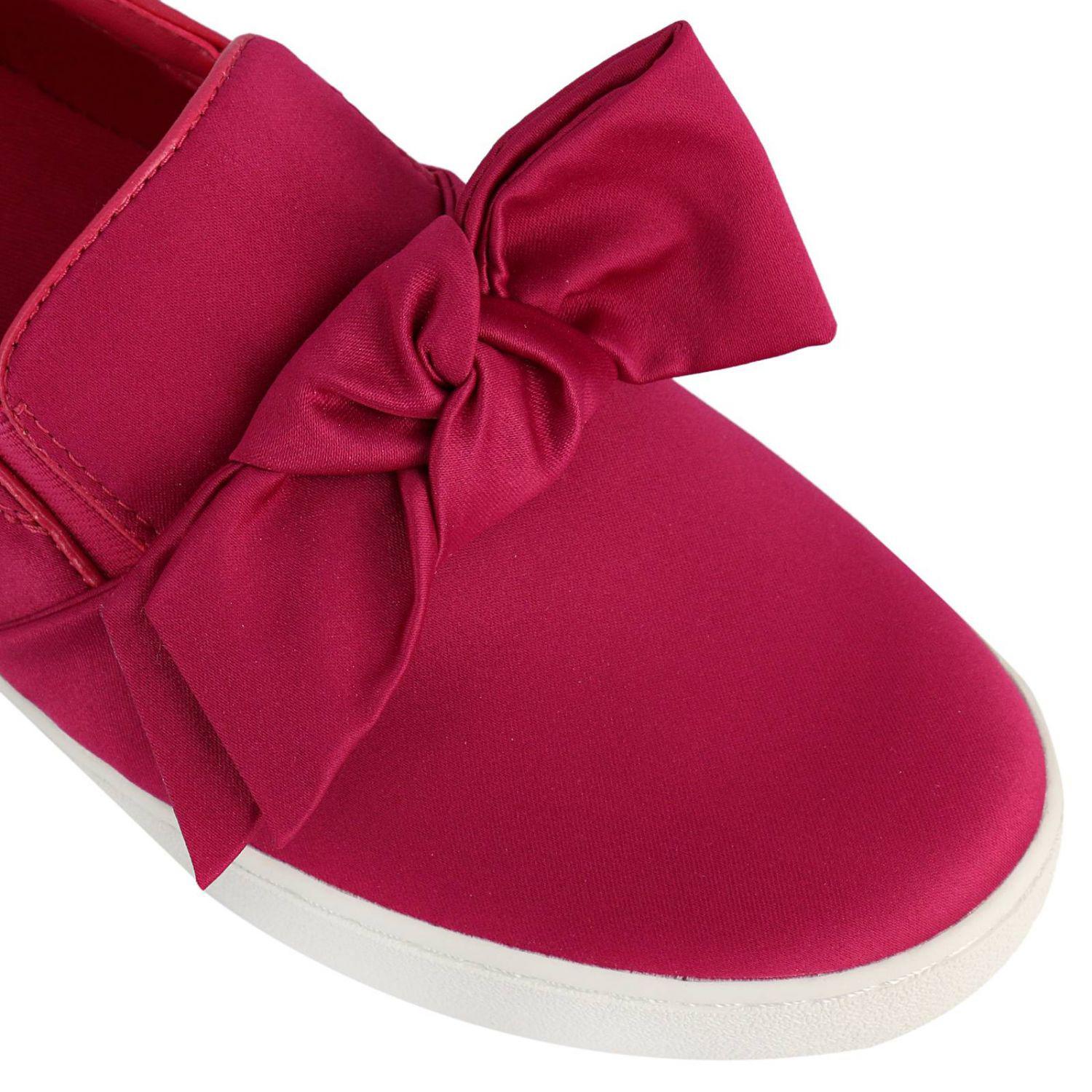 michael kors slip on womens red