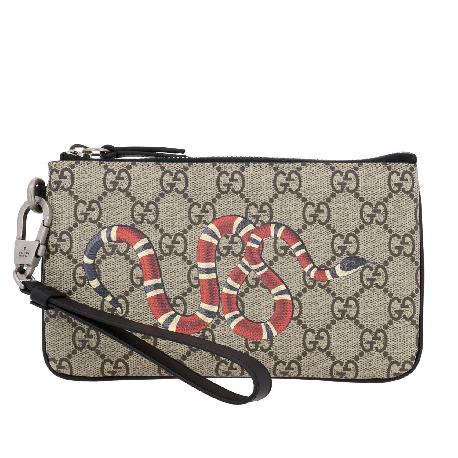 gucci snake clutch bag