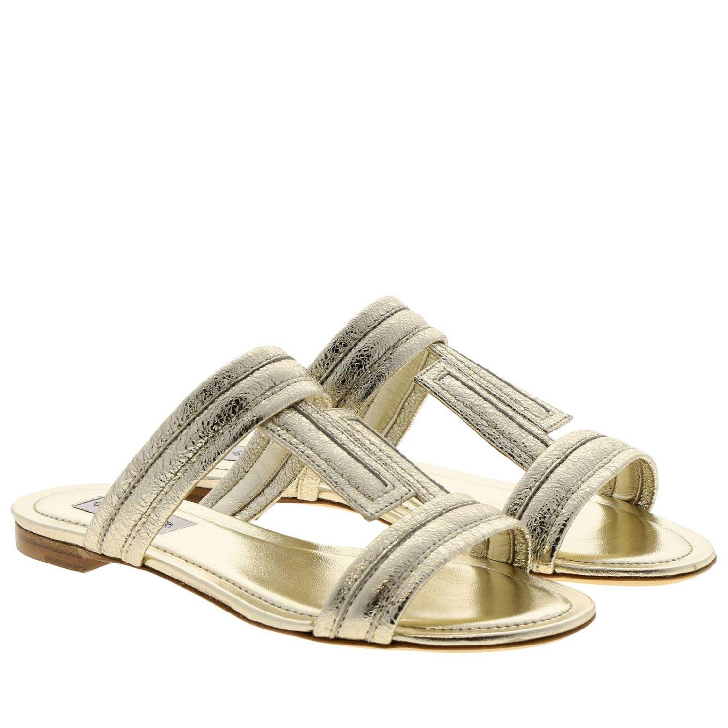 tods flat sandals