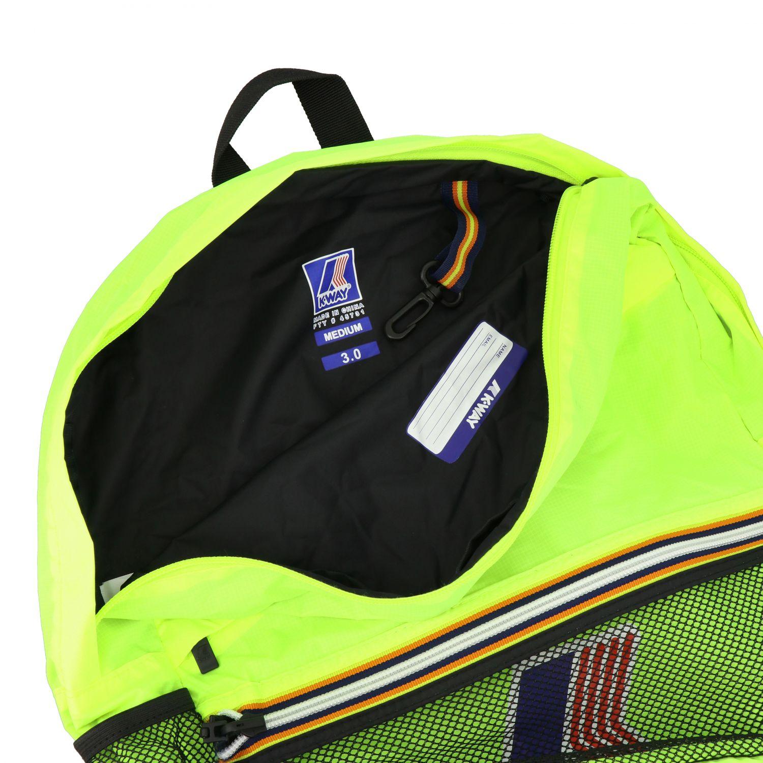 KWay Backpack in Yellow for Men Lyst