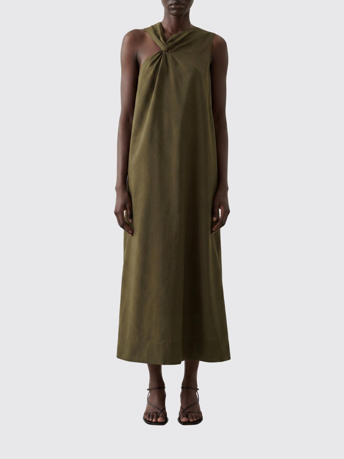 moulinette soeurs green dress Off Shoulder Maxi Dress main image 1