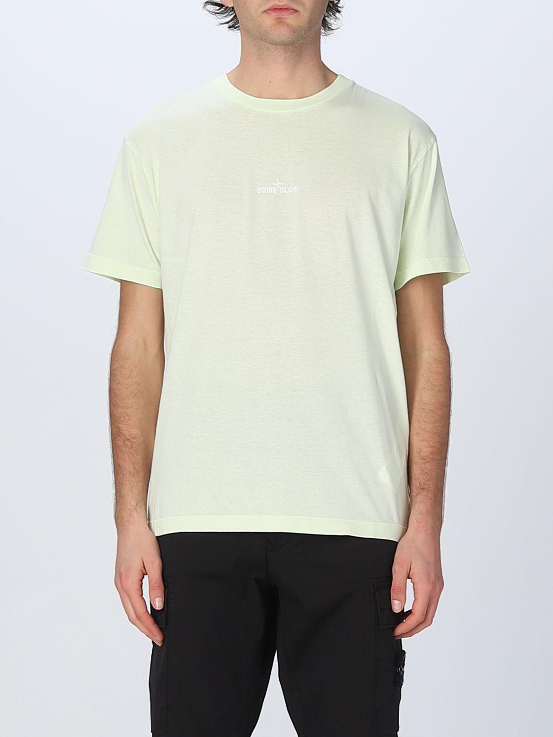 Stone Island T-shirt in White for Men | Lyst