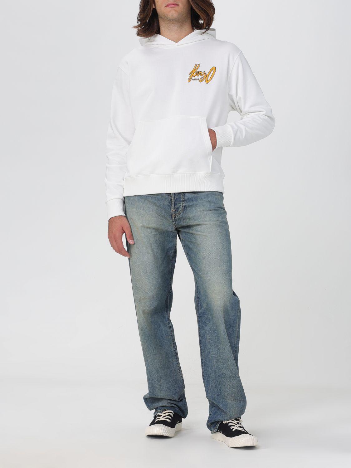 KENZO Sweatshirt in White for Men | Lyst