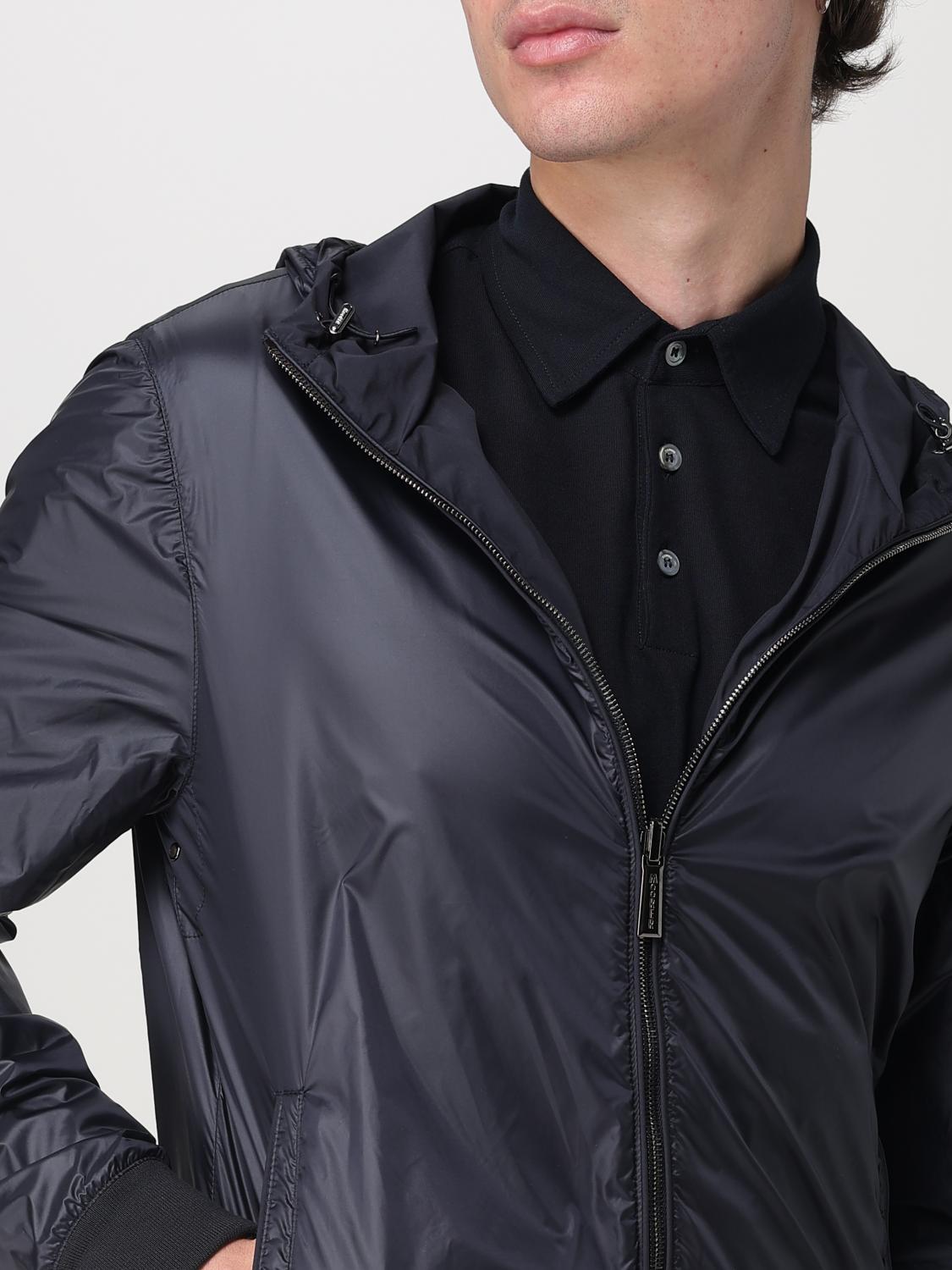 【送料&関税込】Moorer Alibrando Hooded Nylon Jacket Moorer Nylon Jacket With Hood in Blue for Men | Lyst