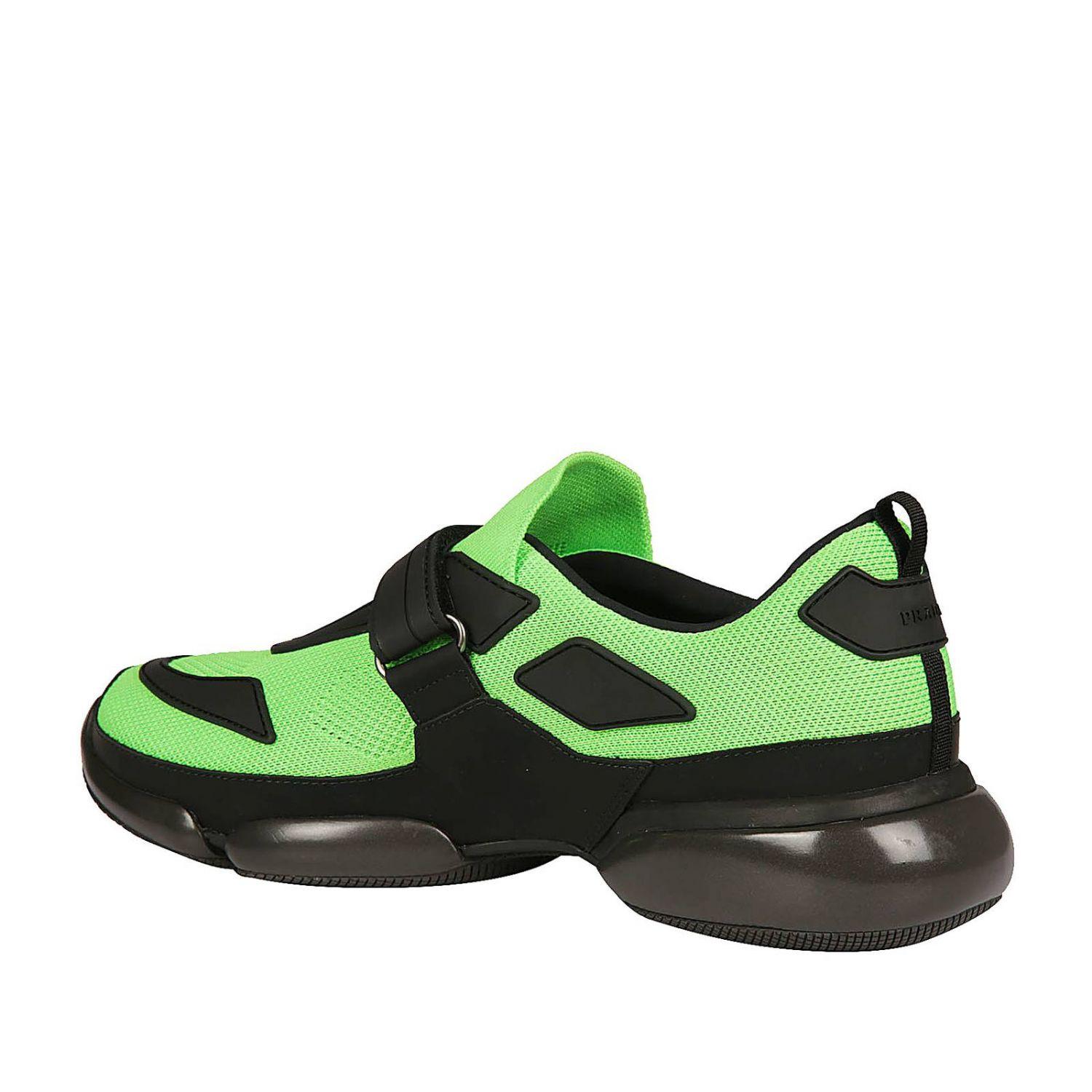 green prada trainers