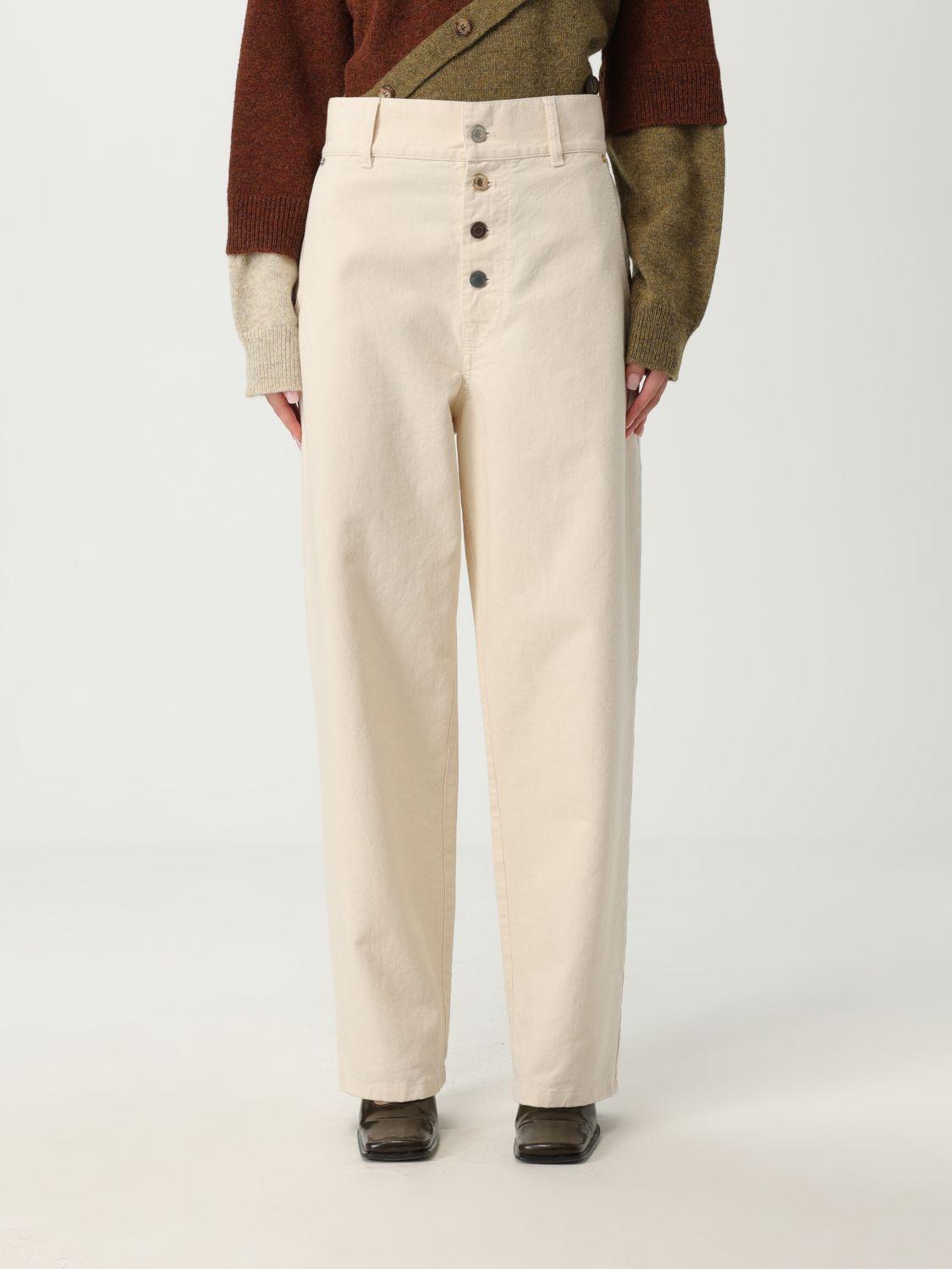 パンツ MOSCHINO COUTURE Woman Pants Grey 03065538 0505 Moschino Couture Straight-leg pants for Women | Online Sale