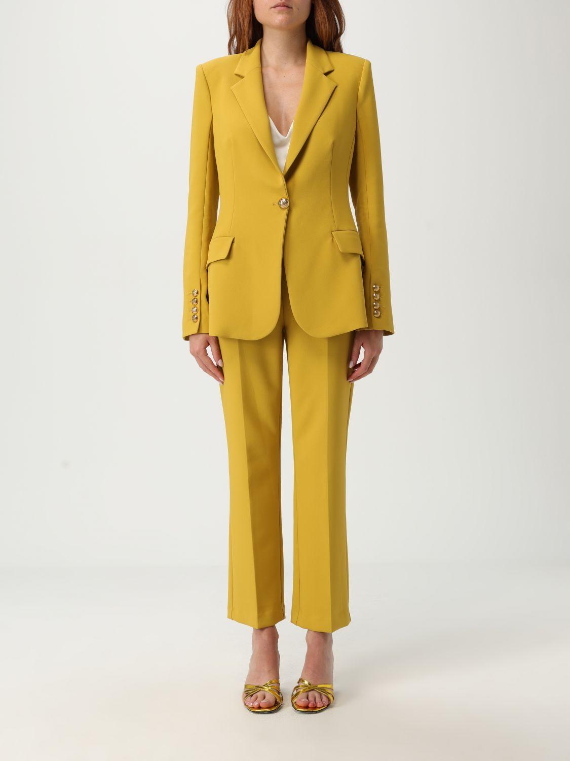 セットアップ ELISABETTA FRANCHI Women Suits LAB75951E2DJ4 Yellow Yellow Elisabetta Franchi Suits for Women | Lyst