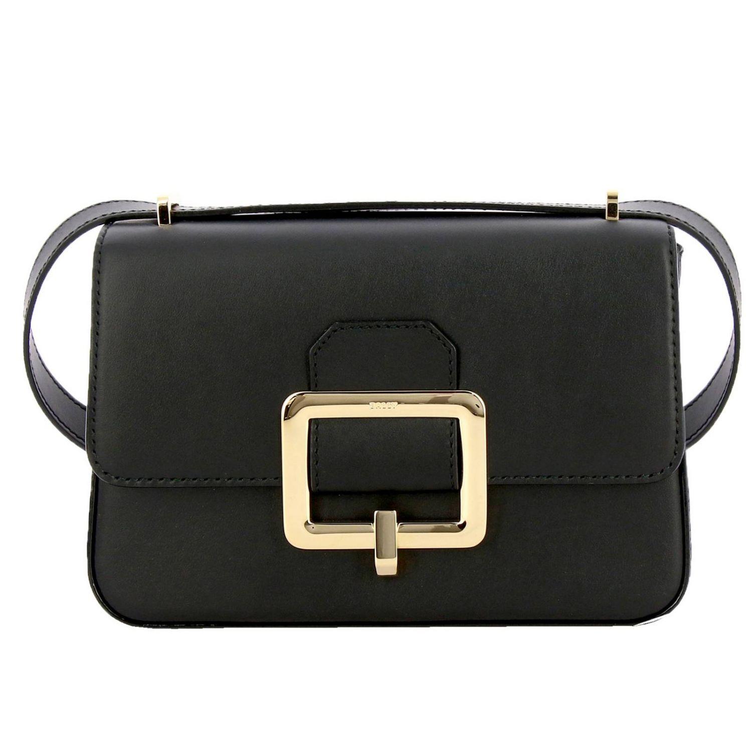 Bally Leather Janelle Shoulder Bag in Black - Save 45% - Lyst