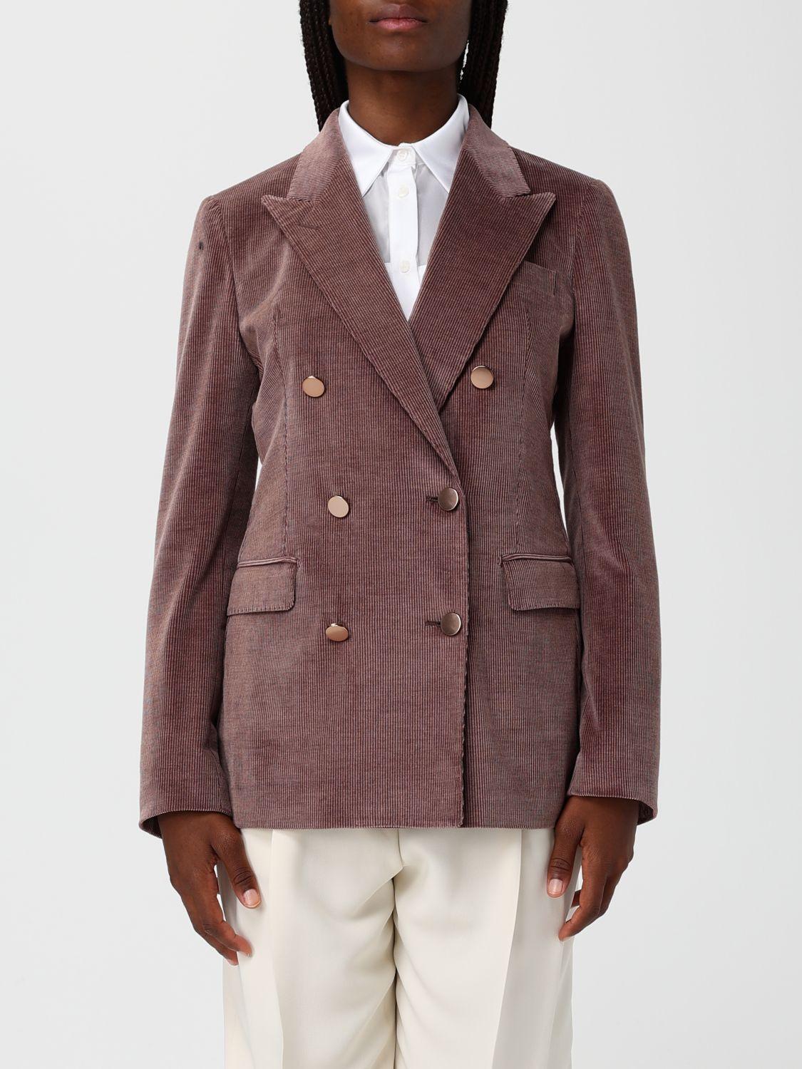 ジャケット TAGLIATORE Tagliatore Jackets Bordeaux Tagliatore Jackets for Women | Online Sale up to 46% off | Lyst