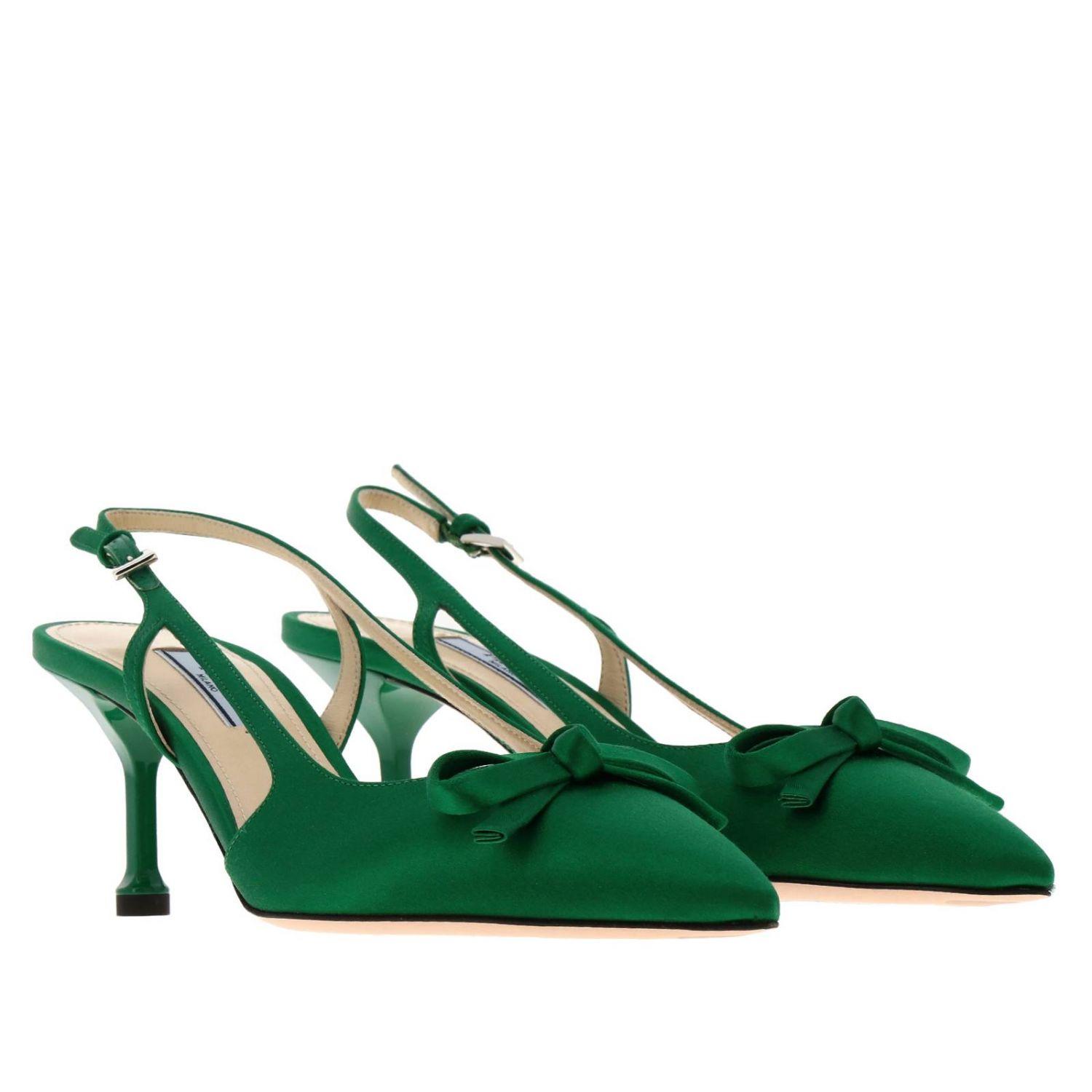 Prada High Heel Shoes Shoes Women in Green - Lyst