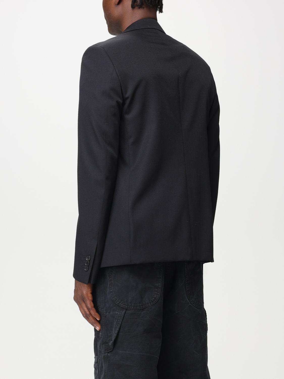 Off-White c/o Virgil Abloh Blazer With Buckle in Blue for Men