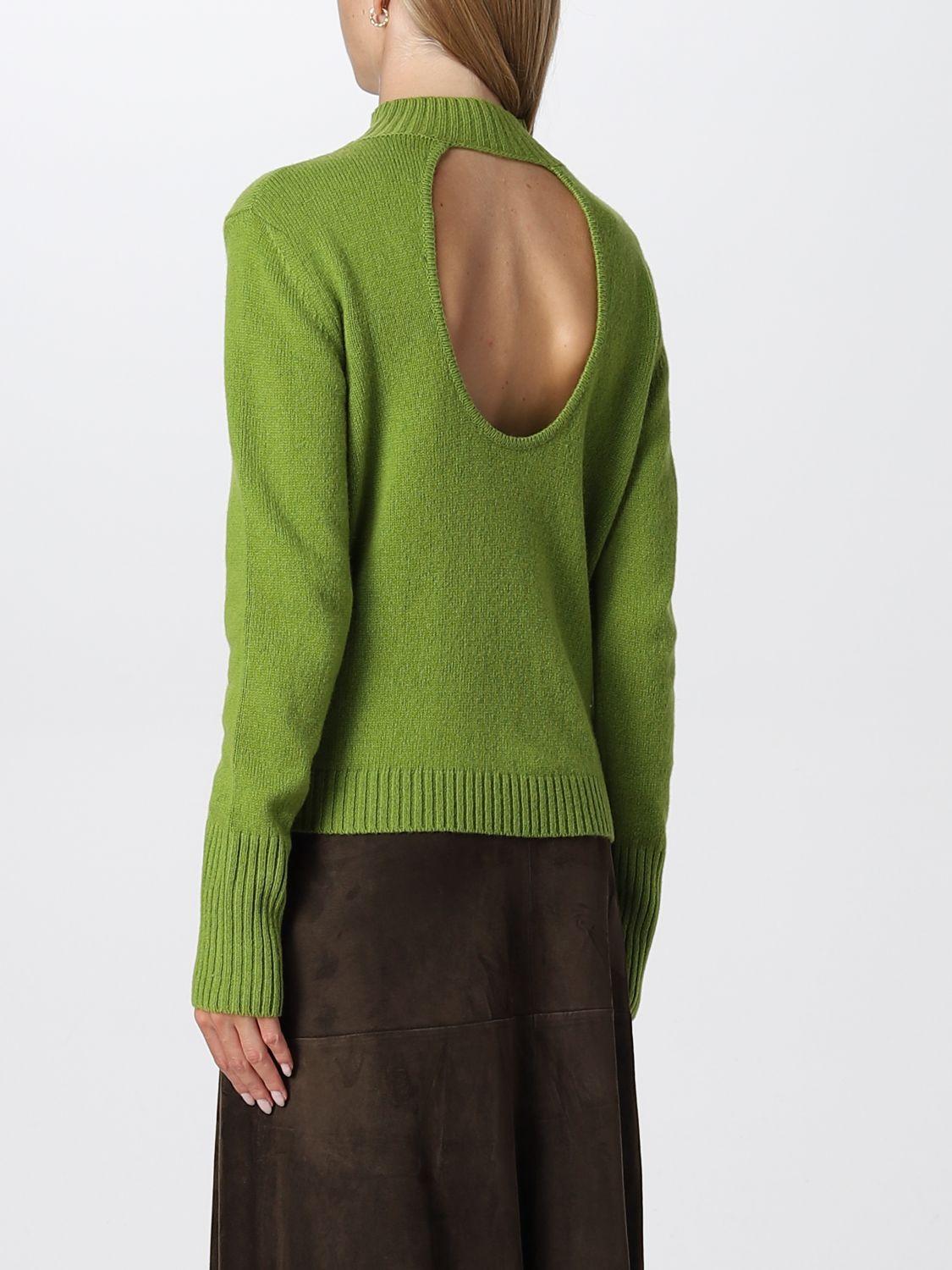 Womens Clothing Jumpers and knitwear Turtlenecks FEDERICA TOSI Wool Turtleneck Sweater in Green 