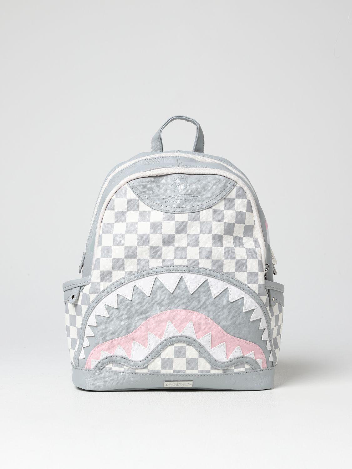 Pink gray backpack hotsell
