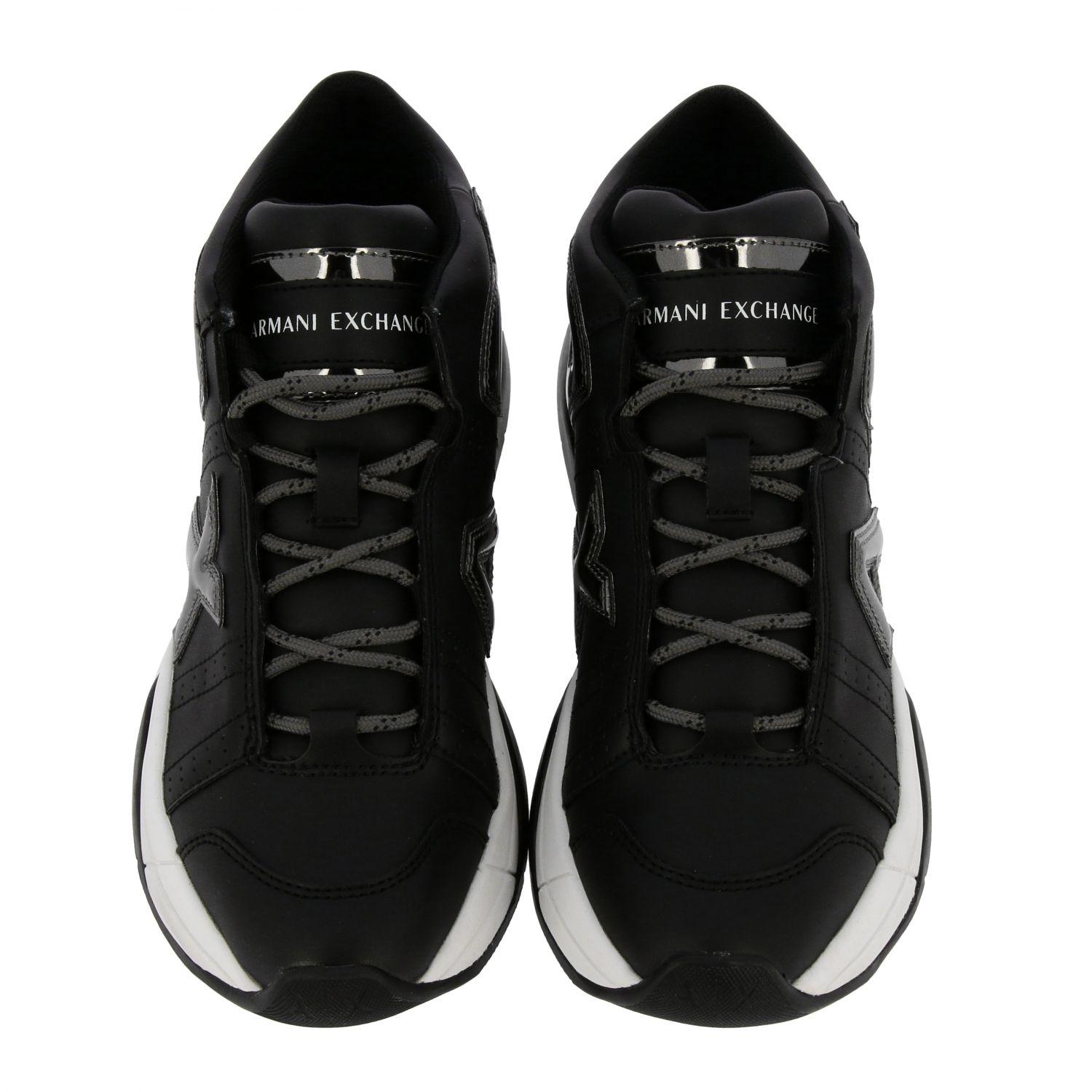 Armani Exchange Women�s Sneakers in Black Lyst Armani Exchange Women�s Sneakers in Black Lyst