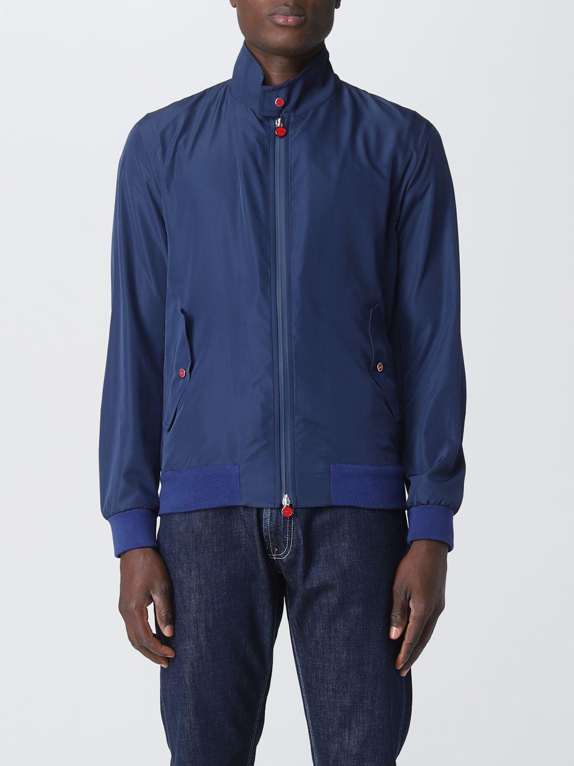 Kiton Jacket in Blue for Men | Lyst