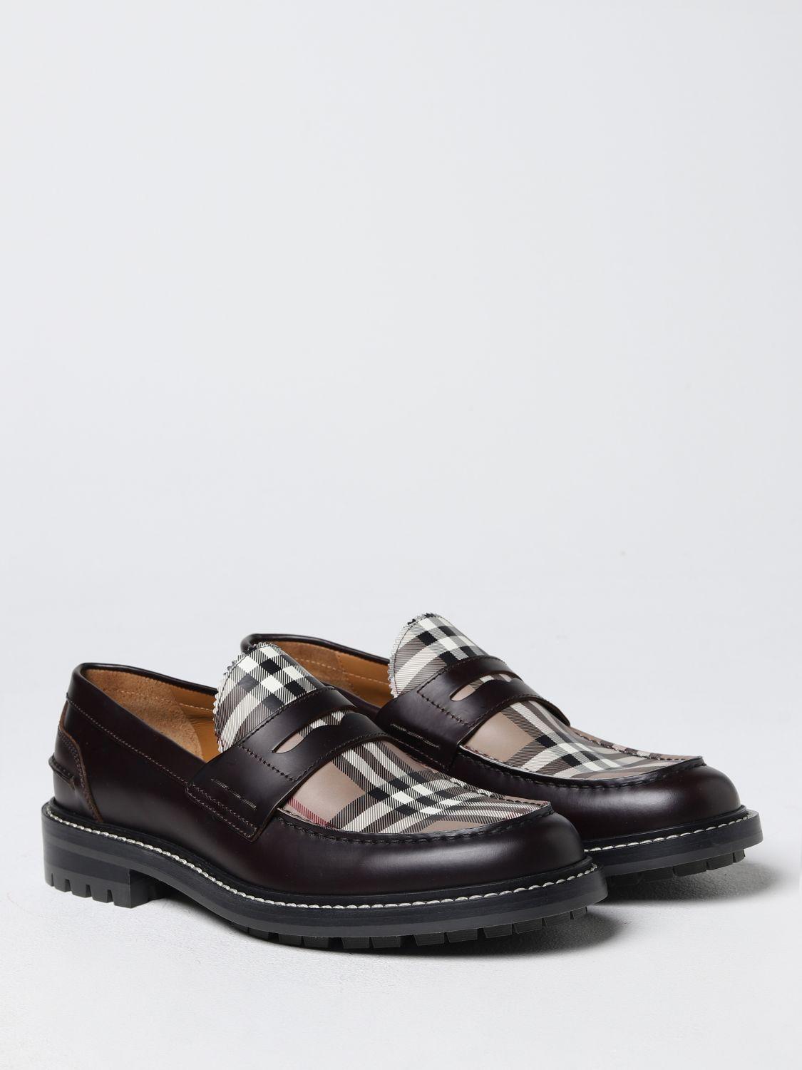 Burberry plaid loafers deals