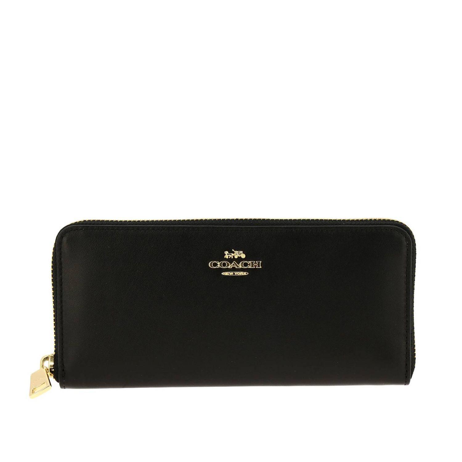 COACH Leather Women's Wallet in Black Lyst