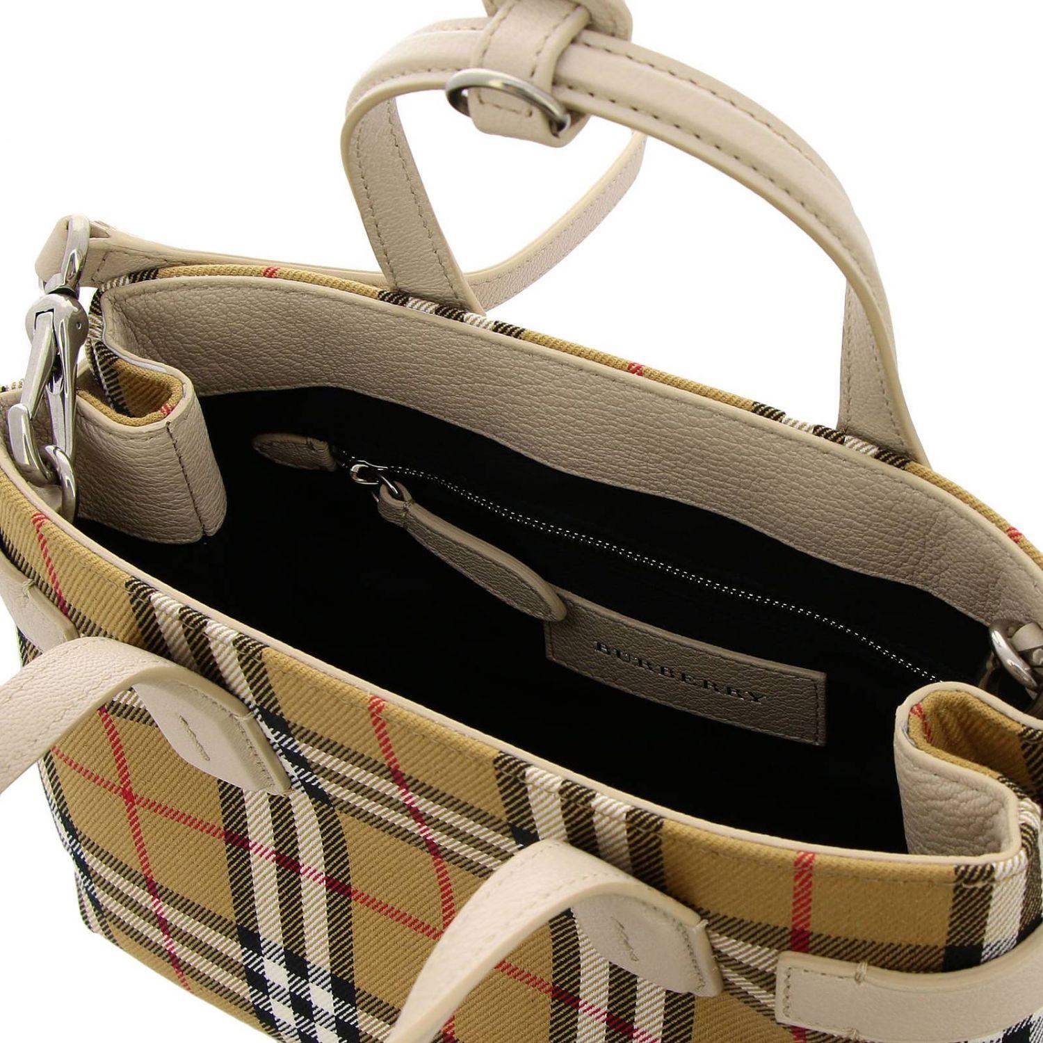 Burberry Women's Mini Bag in Ivory (White) Lyst