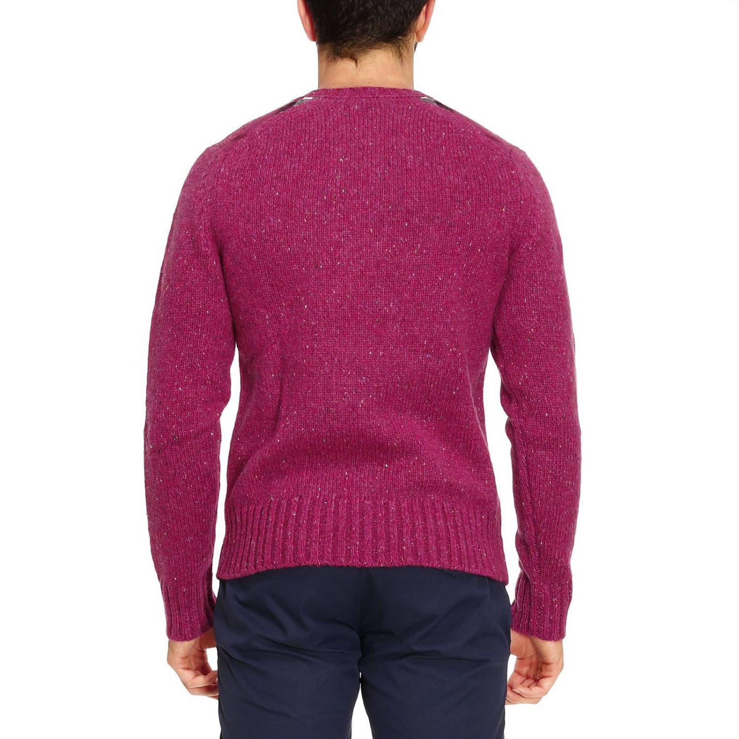 burberry sweater mens purple