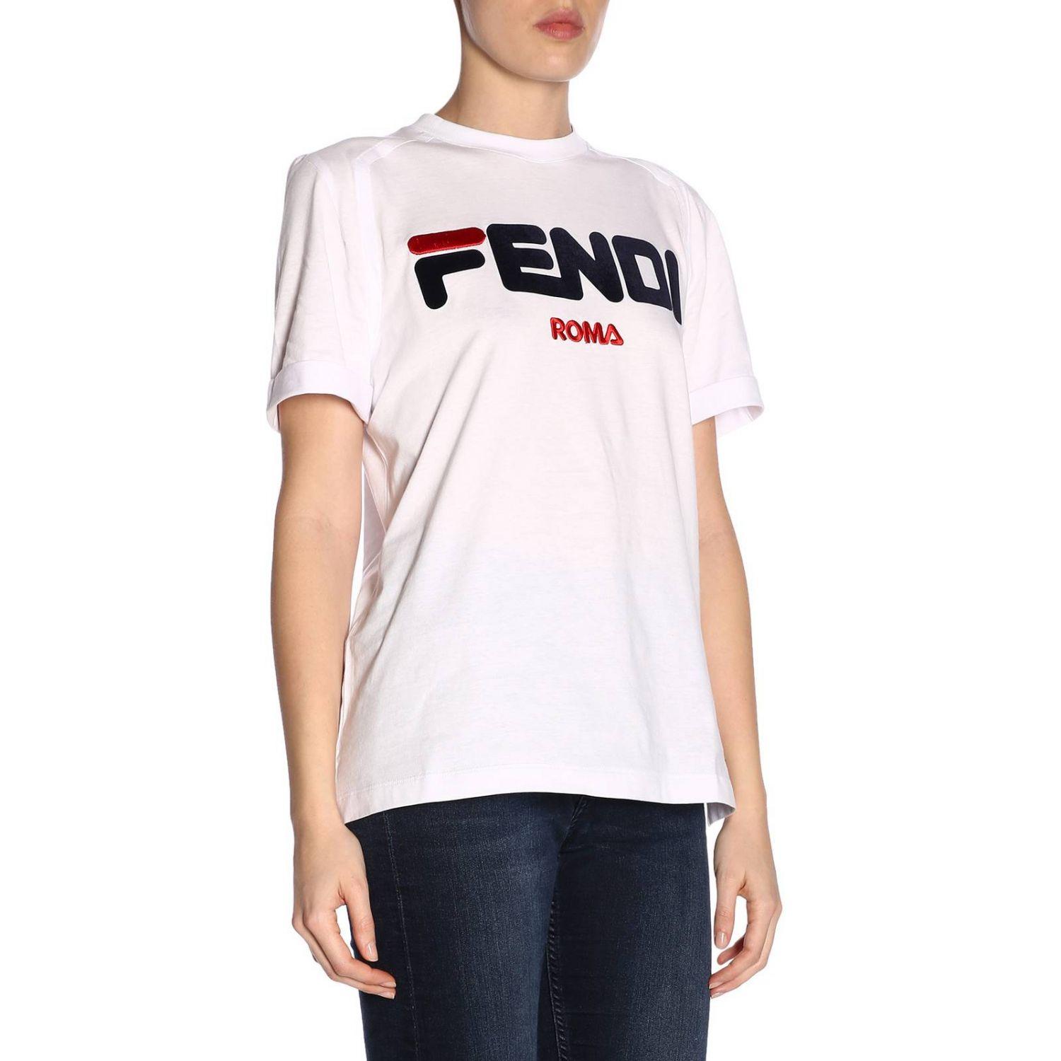Fendi T Shirt Women Deals, 57% OFF | www.ingeniovirtual.com