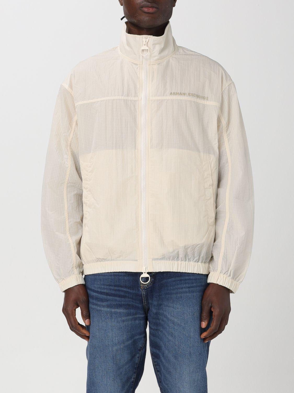 Armani Exchange Jacket in White for Men Lyst