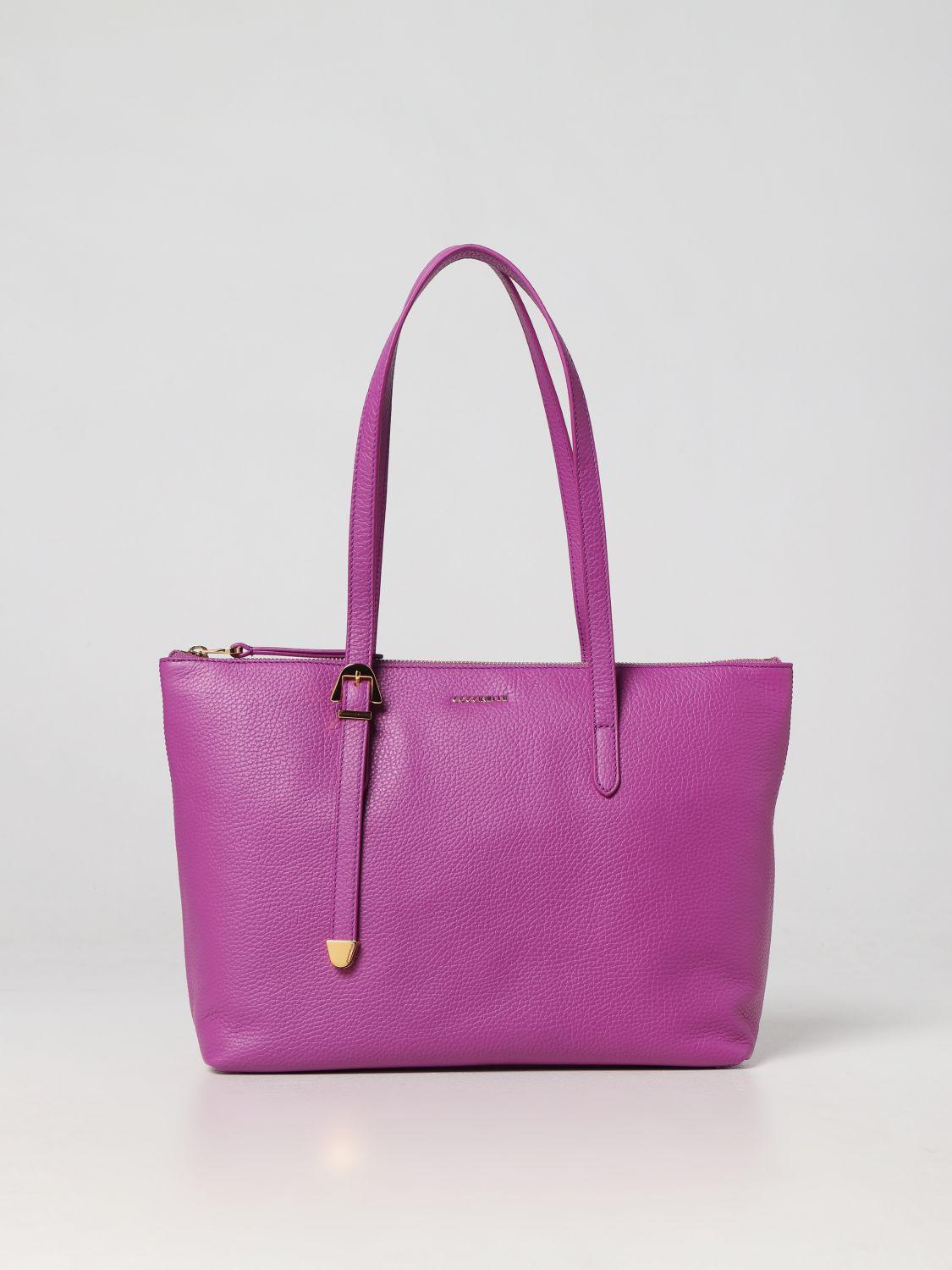 Coccinelle Tote Bags in Pink | Lyst