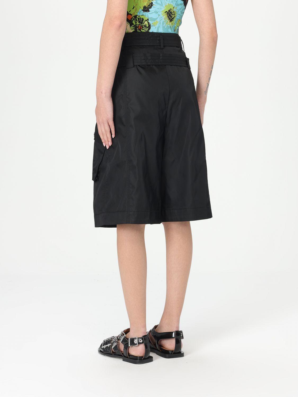 ショートパンツ Ganni FW25 WASHED COTTON SHORT (W08856977 038) Women's GANNI Shorts | Sale Up To 70% Off At THE OUTNET