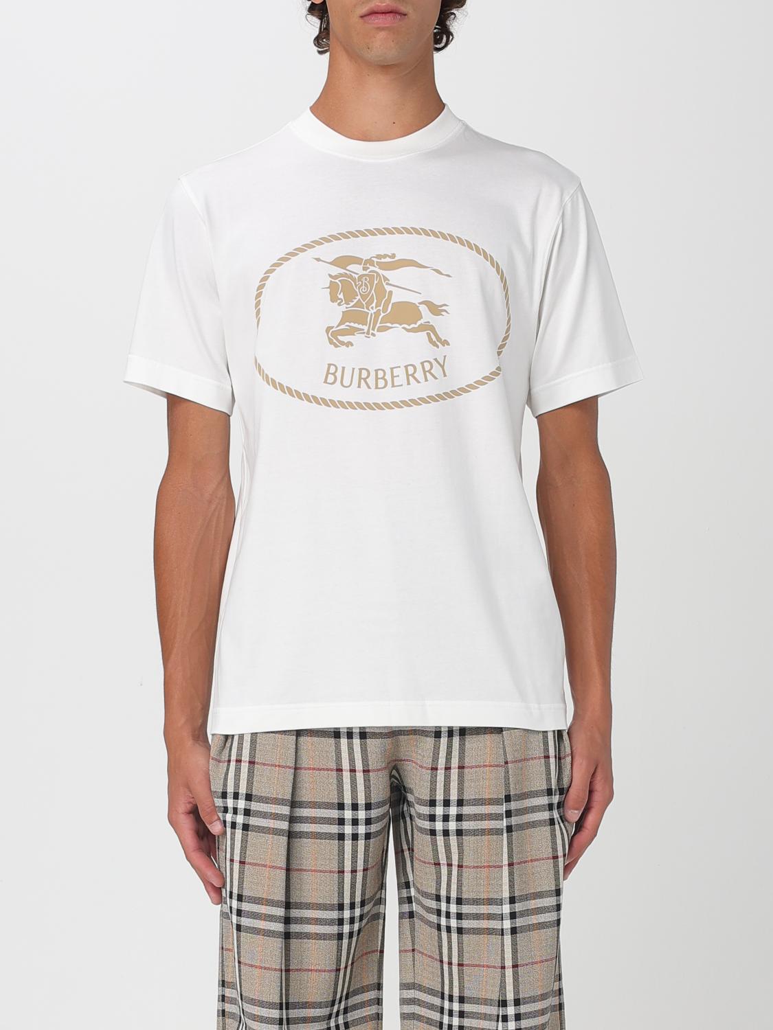 Burberry T-Shirt in White for Men Lyst UK