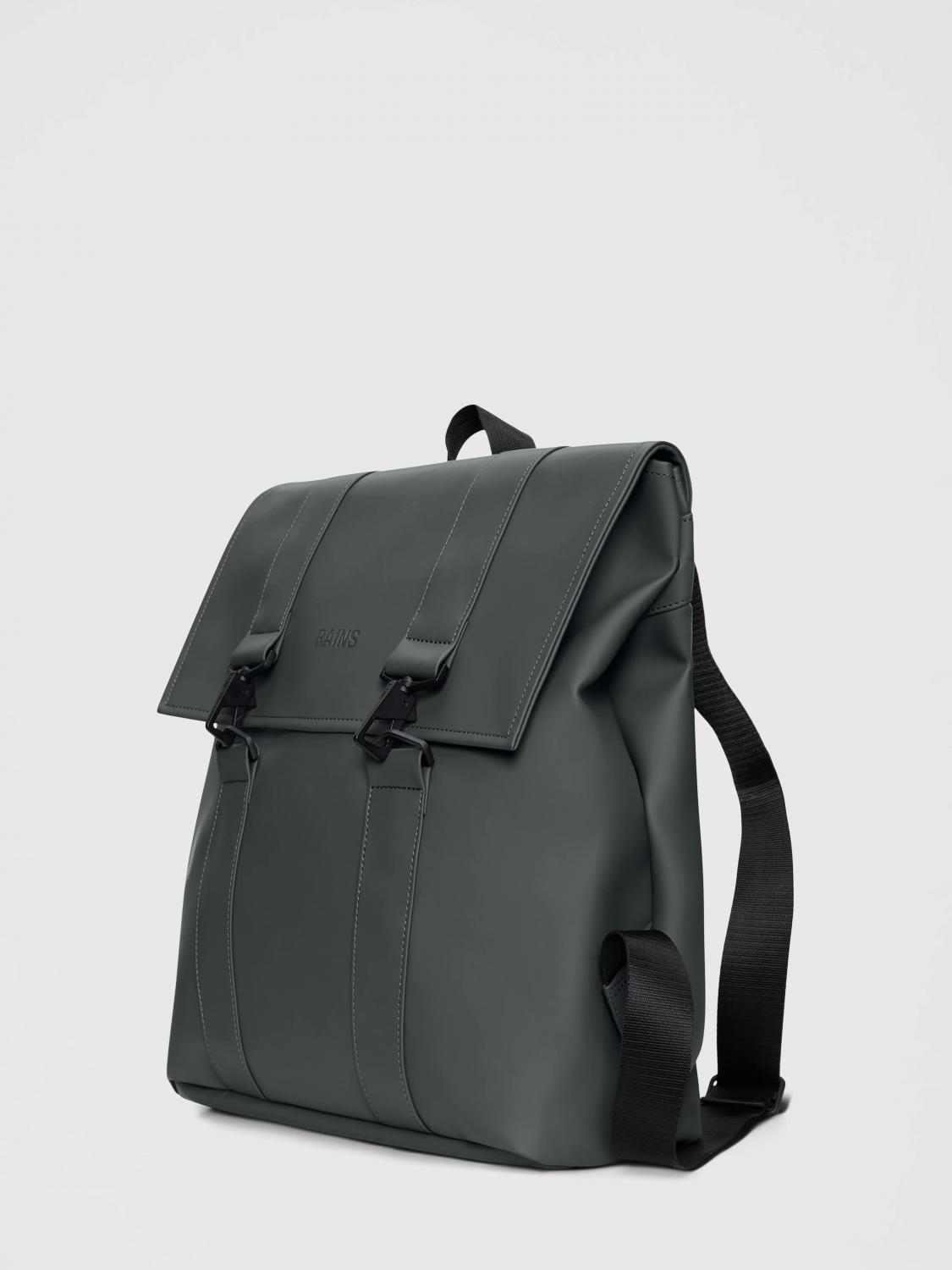 rains msn large backpack in black Bag MSN Bag reinterprets the classic school backpack for city RAINS MSN Bag Waterproof Messenger
